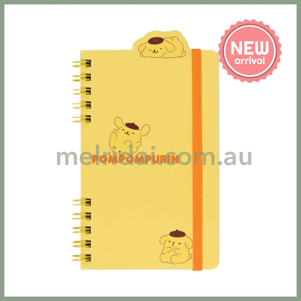 SANRIO | Pompompurin Pom Pom Purin Ring Notebook 60 sheets 95×12×160mm