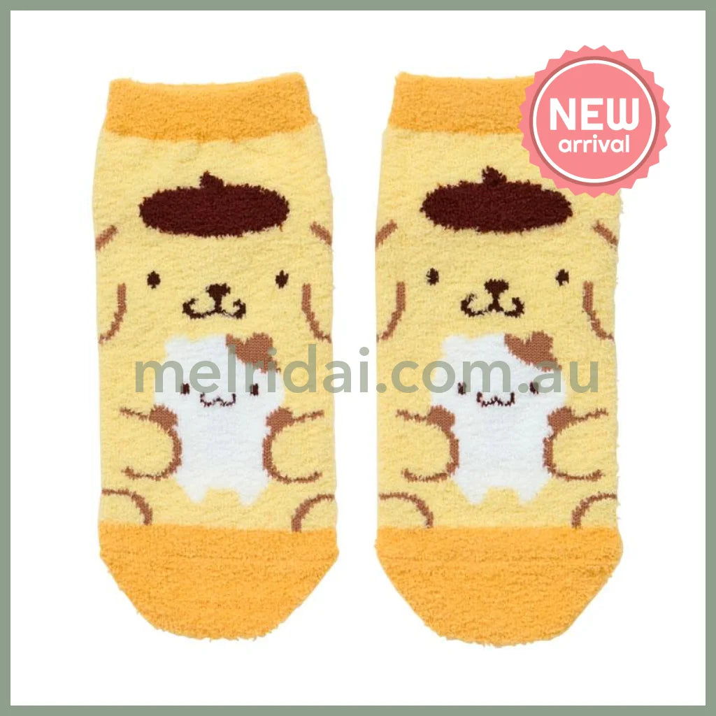 SANRIO | Pompompurin Socks Mokomoko Fluffy 23-25cm