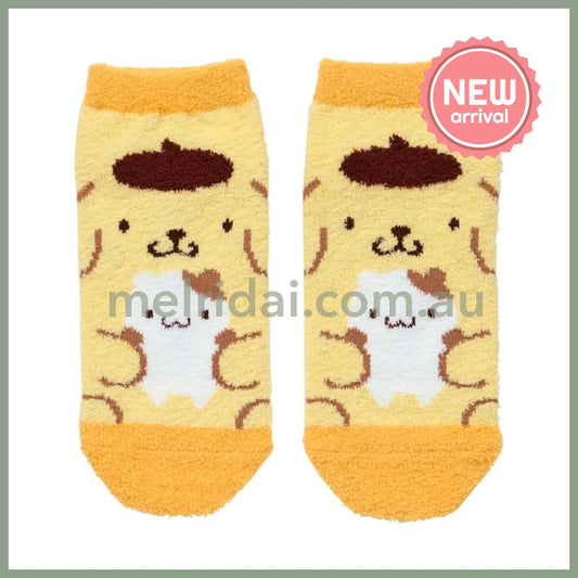 SANRIO | Pompompurin Socks Mokomoko Fluffy 23-25cm