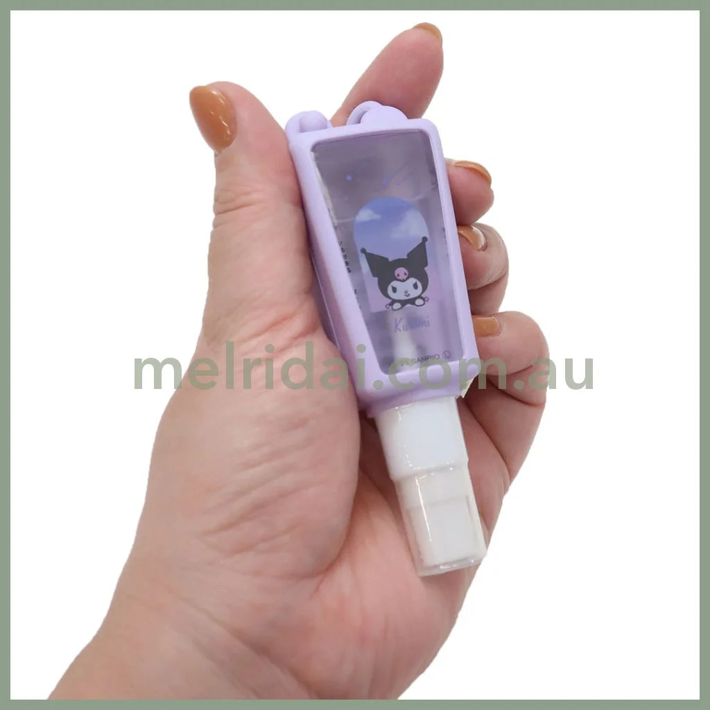Sanrio | Portable Hand Spray 30Ml 日本三丽鸥 便携洗手液喷雾/硅胶套可拆/可替换/包挂 库洛米Kuromi