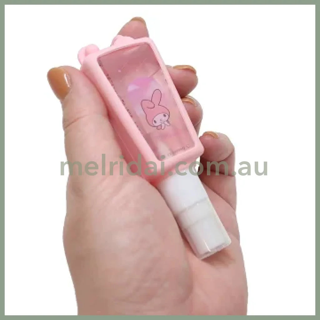 Sanrio | Portable Hand Spray 30Ml 日本三丽鸥 便携洗手液喷雾/硅胶套可拆/可替换/包挂 美乐蒂My Melody