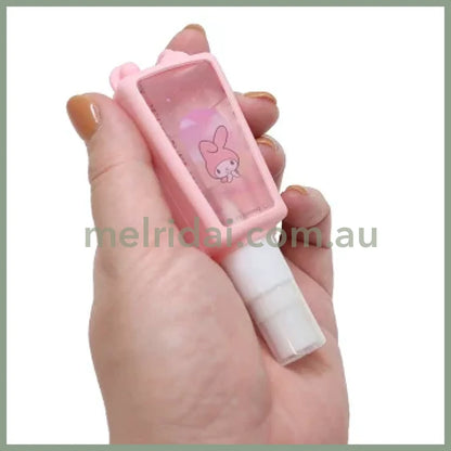 Sanrio | Portable Hand Spray 30Ml 日本三丽鸥 便携洗手液喷雾/硅胶套可拆/可替换/包挂 美乐蒂My Melody