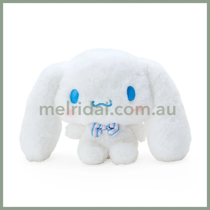Sanrio | Posable Plush Cinnamoroll 28 X 18 13 Cm (Otegami) 日本三丽鸥 玉桂狗 毛绒玩偶/公仔 耳朵可凹造型 可扎起来（情书系列）