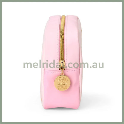 SANRIO | Pouch with Zipper 22.3 x 18.1 x 6.6cm (Strawberry News 50th Anniversary)