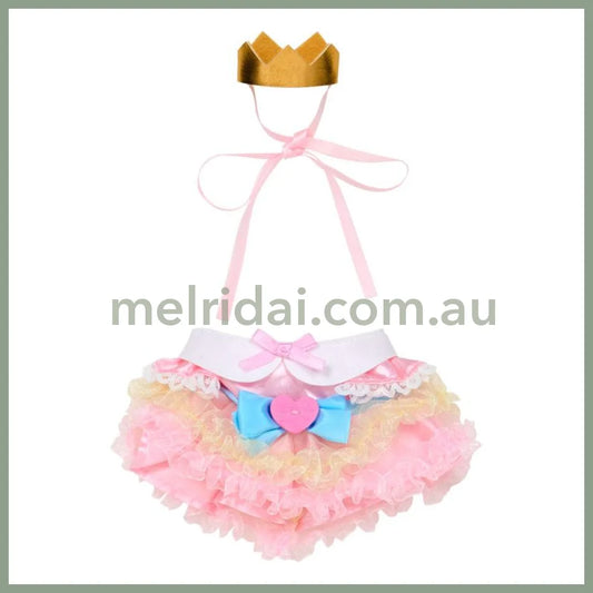 SANRIO | Princess Dress Ruffles & Tiara Dress-up Clothes S 140×15×80mm (Pitatto Friends)