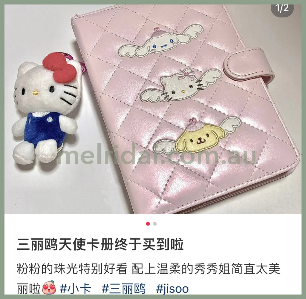 Sanrio | Quilted Binder 13*18.5*3Cm (Dreaming Angel) / Pu