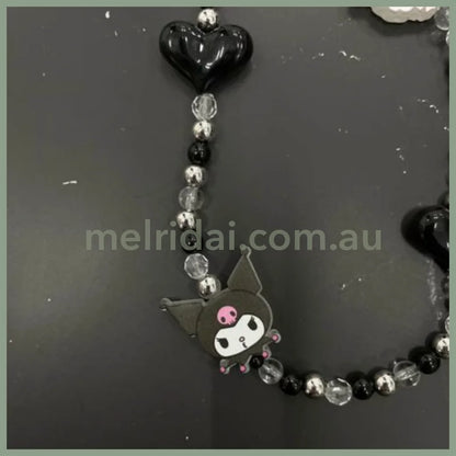 Sanrio ×Repipi Armario | Kuromi Baku Phone Charm Strap 22Cm