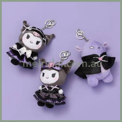 Sanrio ×Repipi Armario | Kuromi Mascot Holder Plush Keychain 9×7.2Cm (Purple)