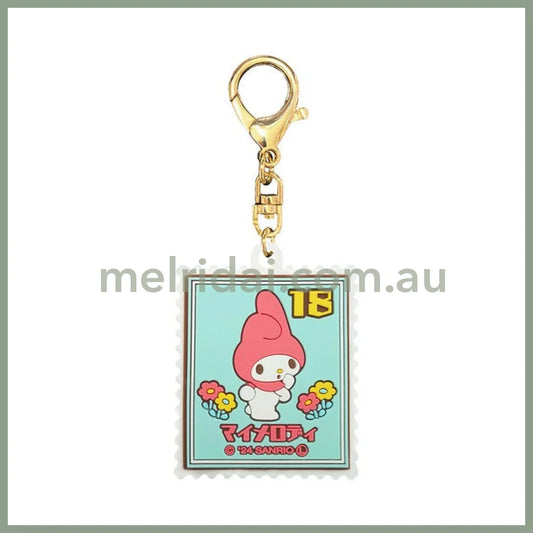 SANRIO | Retro Stamp Rubber Keychain 45x105x7mm (My Melody)