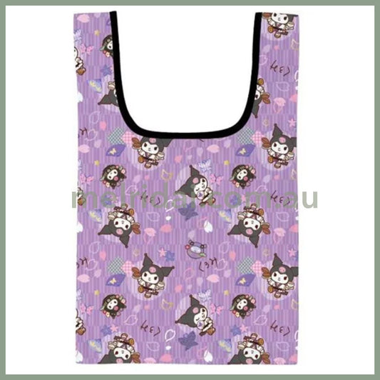 SANRIO | Reusable Grocery Bag Foldable Eco-bag Keychain S (Kuromi)