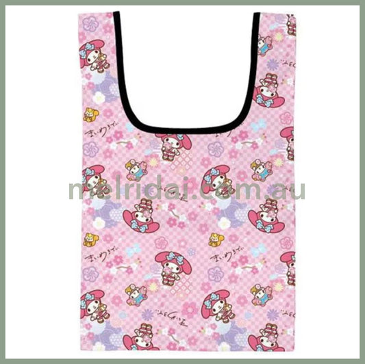 SANRIO | Reusable Grocery Bag Foldable Eco-bag Keychain S (My Melody)