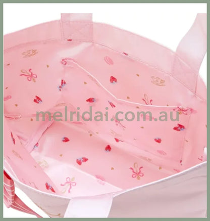 Sanrioribbon Handbag (Sanrio Tea Room) 32.5×10.5×21.5Cm