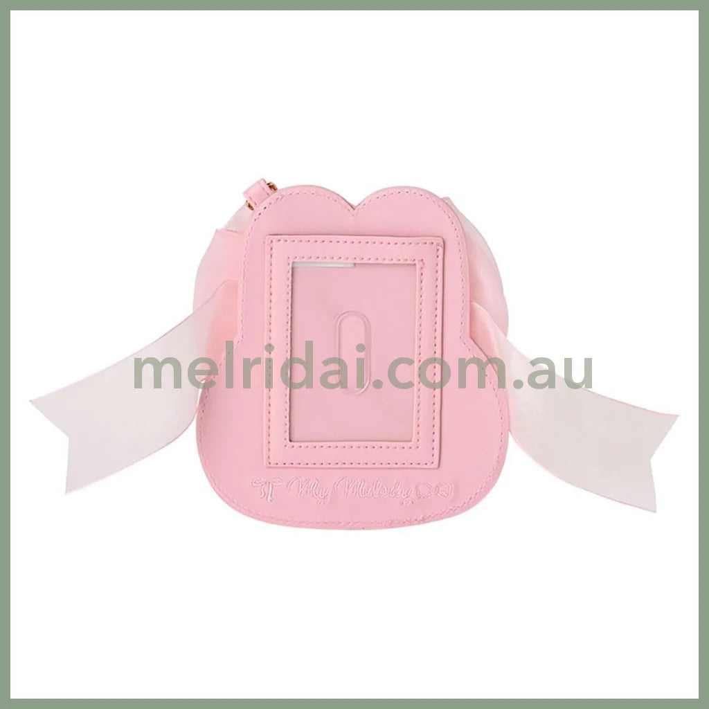 SANRIO | Ribbon Princess My Melody Pass Case with Reel Card Holder 1.6×14.5×13cm (Birthday 50th Anniversary)