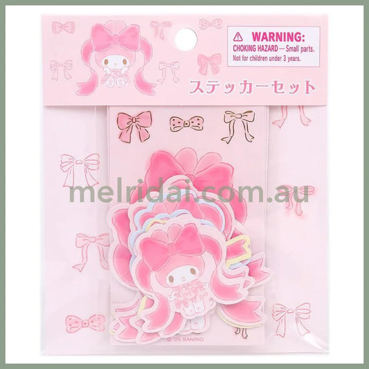 SANRIO | Ribbon Princess My Melody Sticker Set 10.5×0.3×12cm (Birthday 50th Anniversary)