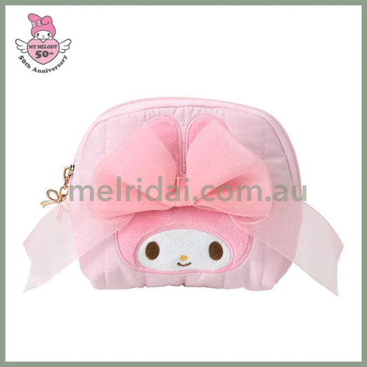 SANRIO | Ribbon Princess My Melody Tissue Pouch 15×3×12.5cm (Birthday 50th Anniversary)