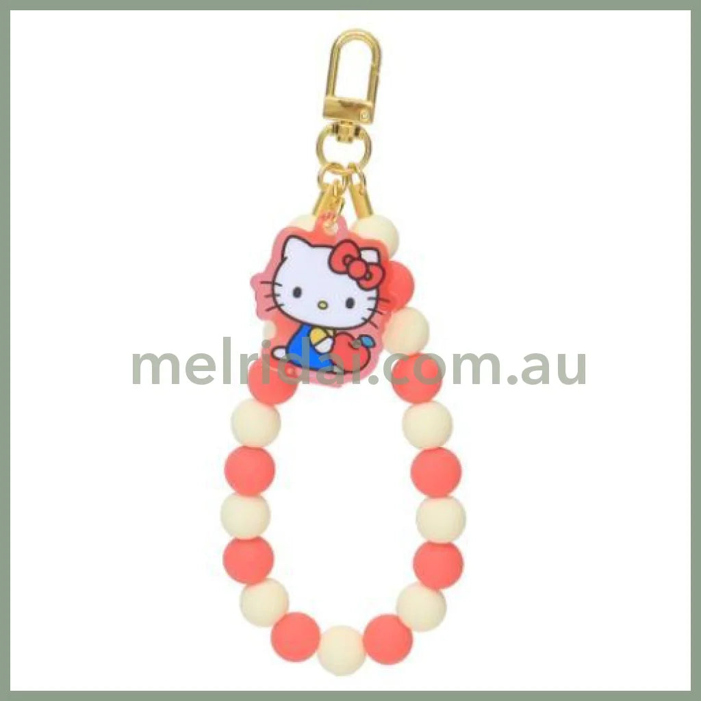 SANRIO | Rubber Beads Strap Phone Strap 10 x 85 x 237mm (Hello Kitty)