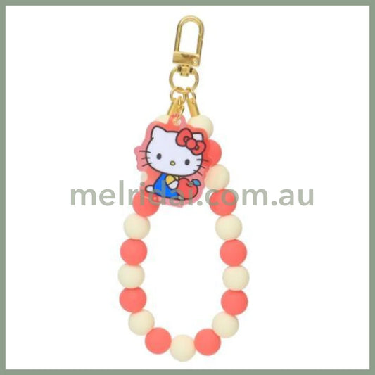 SANRIO | Rubber Beads Strap Phone Strap 10 x 85 x 237mm (Hello Kitty)