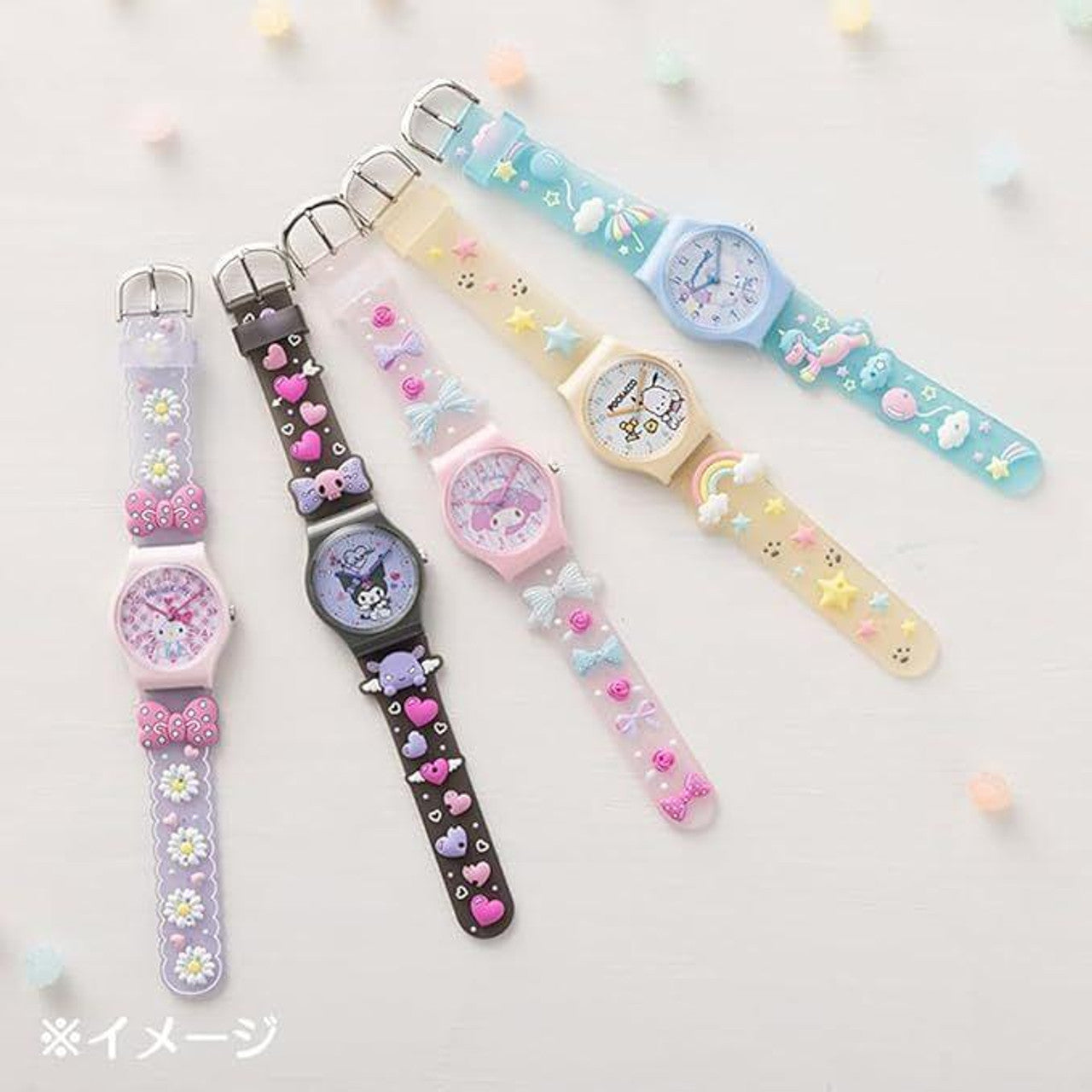 SANRIO | Kuromi Rubber Watch 33×10×40mm