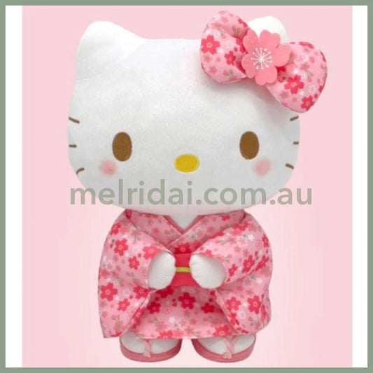 SANRIO | Sakura Kimono Plush Toy M 30×21×15cm (Hello KItty)