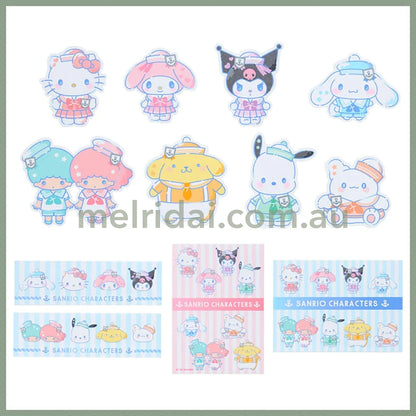 SANRIO | Seal Sticker Set 11.9 x 9.9 x 1cm (Sailor Collar)