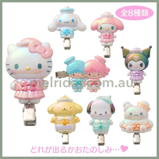SANRIO | Secret Bangs Clip Hair Clip Blind Box 7.5 x 5.6 x 1.9cm (Sailor Collar)