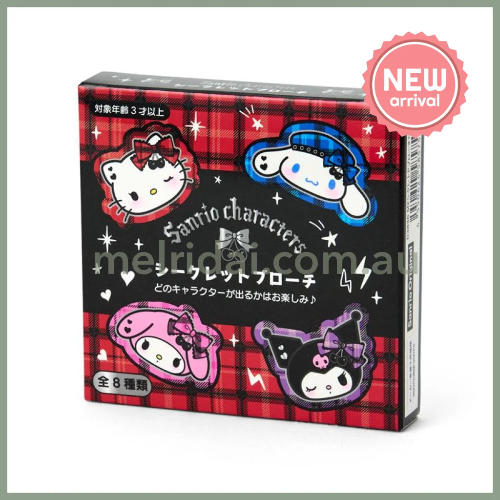 SANRIO | Secret Brooch Blind Box 75×10×45mm (Sweet Rock ’n’ Check Characters)