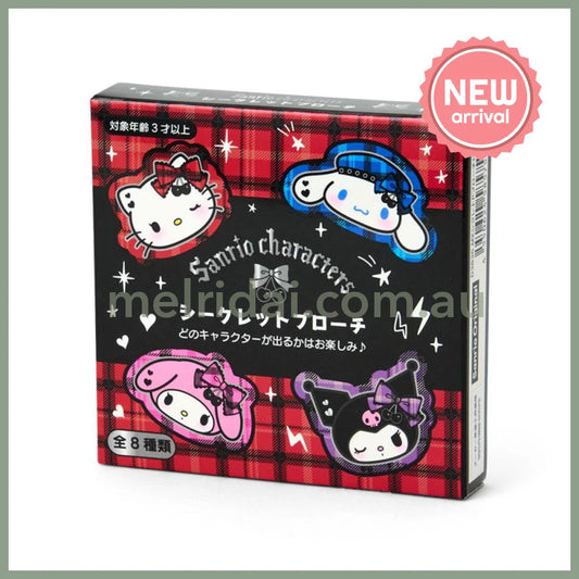 SANRIO | Secret Brooch Blind Box 75×10×45mm (Sweet Rock ’n’ Check Characters)