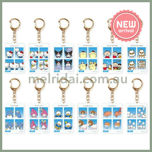 SANRIO | Secret Characters Trading Photo Style Acrylic Keychain Blind Box vol.1 H112 x W40 x D3mm