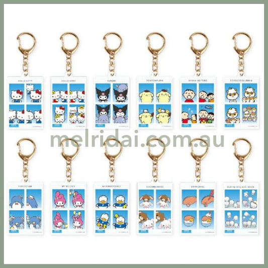 SANRIO | Secret Characters Trading Photo Style Acrylic Keychain Blind Box vol.1 H112 x W40 x D3mm