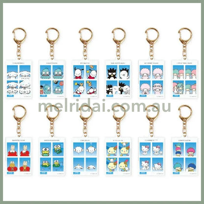 SANRIO | Secret Characters Trading Photo Style Acrylic Keychain Blind Box vol.2 H112 x W40 x D3mm