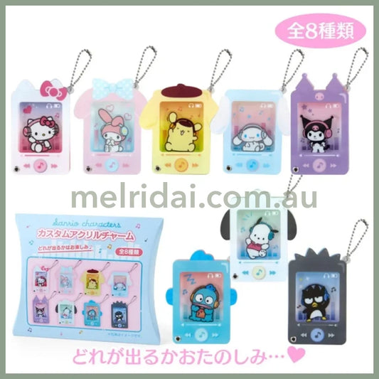 Sanrio | Secret Custom Acrylic Charm 5.3-7.6×0.8×7.3-9Cm (Playlist)