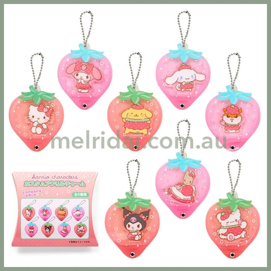 SANRIO | Secret Custom Acrylic Charm Blind Box 6 x 7cm (Strawberry Design)