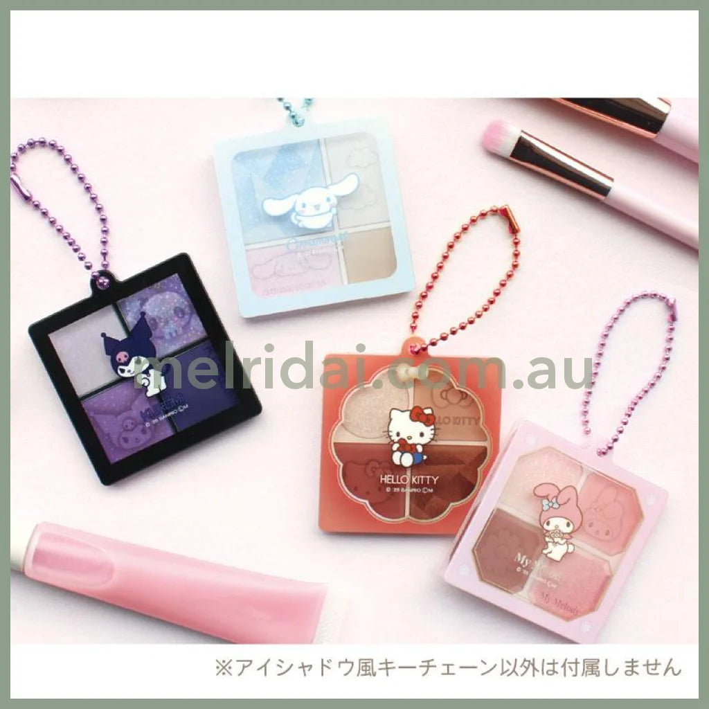 SANRIO | Secret Eyeshadow Style Acrylic Keychain Blind Box 56×50×5mm