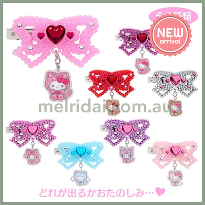 SANRIO | Secret Hair Clip Blind Box 75×20×40mm (Leopard Gal Cat)
