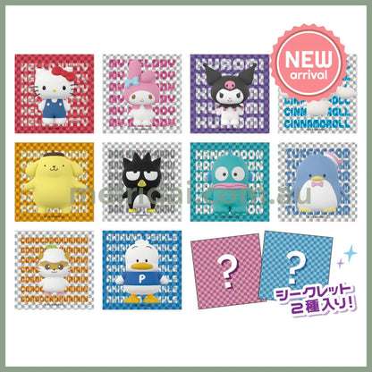SANRIO | Secret Hologram Sticker Cute Plump 3D Design Blind Bag 60 x 60mm