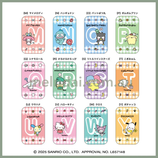SANRIO | Secret Slide Can Canned Candy Blind Box (Alphabet ver.2)