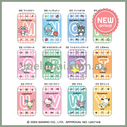 SANRIO | Secret Slide Can Canned Candy Blind Box (Alphabet ver.2)