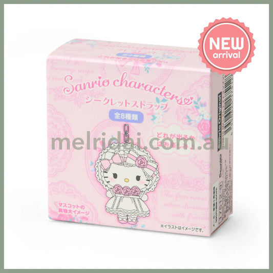 SANRIO | Secret Strap Keychain Blind Box 80×5×50mm (White Frill Design)