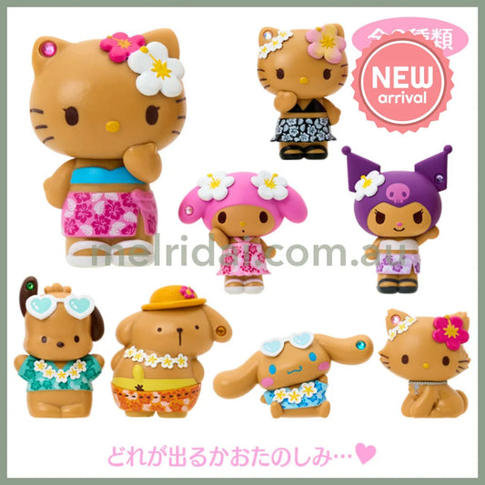 SANRIO | Secret Tanned Mascot Figure Blind Box 5.3×5×6.2cm (Endless Summer Vacation / Coconut Vacation / Tokonatsu