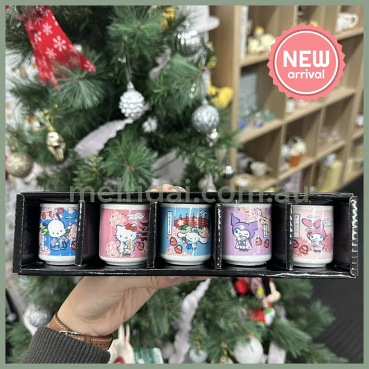 Sanrio | Shot Glass 5Pcs (Sakura)