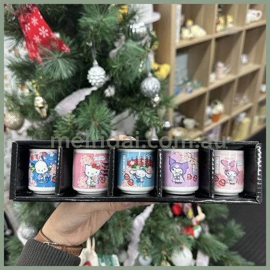 Sanrio | Shot Glass 5Pcs (Sakura)