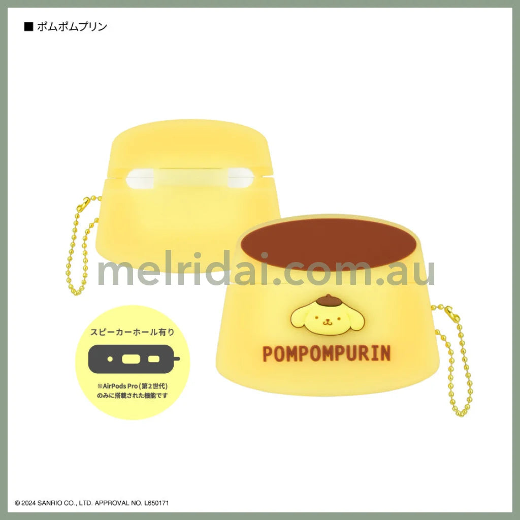 Sanrio | Silicone Case For Airpods Pro(2Nd Generation)＆Airpods Pro 布丁狗Pom Pom Purin