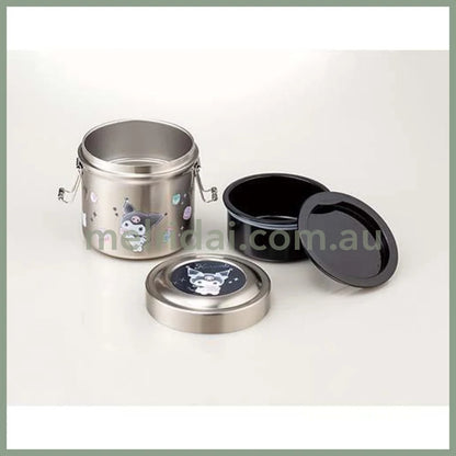 Sanrioskater Antibacterial Heat Insulation Lunch Box Bowl 600Ml Vacuum Stainless Kuromi