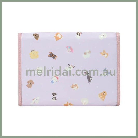 SANRIO | Small Bag Dogs Pattern Multi Case 21.0 x 15.8 x 2.7cm (Always Together My Pet)