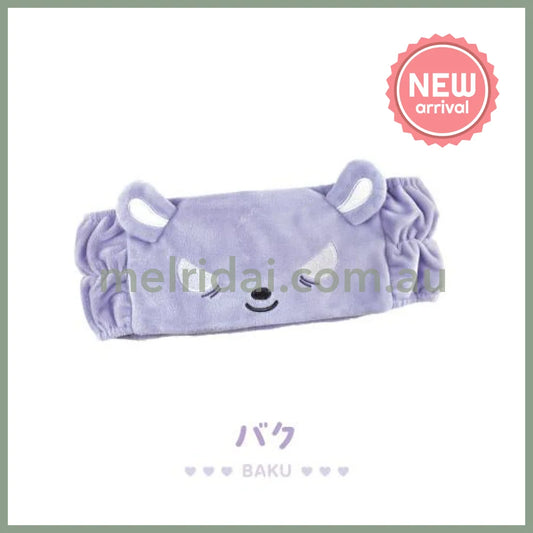 SANRIO | Soft and Fluffy Hairband Hair Band 2.0 x 17.0 x 16.9cm (Baku)