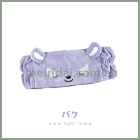 SANRIO | Soft and Fluffy Hairband Hair Band 2.0 x 17.0 x 16.9cm (Baku)