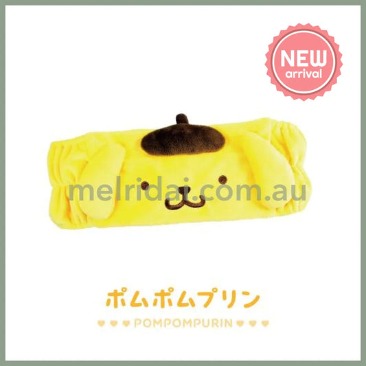SANRIO | Soft and Fluffy Hairband Hair Band 2.0 x 17.0 x 16.9cm (Pompompurin / Pom Pom Purin)