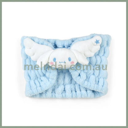 Sanrio | Splashed Hair Band 22×6×16Cm 日本三丽鸥 新款翅膀柔软束发带/宽发带 洗脸敷面膜 玉桂狗Cinnamoroll