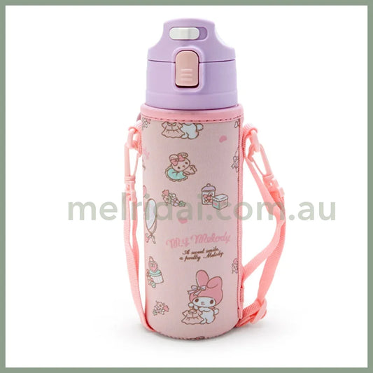 Sanrio | Stainless Steel Water Bottle With Cover My Melody 470Ml 日本三丽鸥 美乐蒂 不锈钢保温杯/保冷杯 附杯套