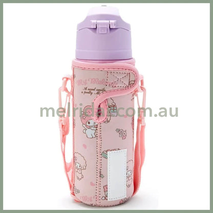 Sanrio | Stainless Steel Water Bottle With Cover My Melody 470Ml 日本三丽鸥 美乐蒂 不锈钢保温杯/保冷杯 附杯套
